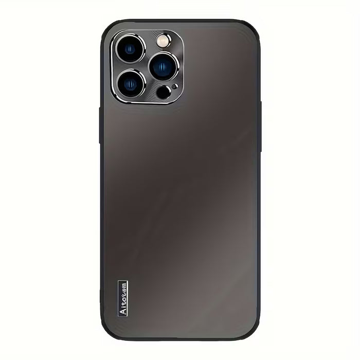 Carcasa de Teléfono Móvil Mate Esmerilado Lente de Metal Marco Suave para iphone 13