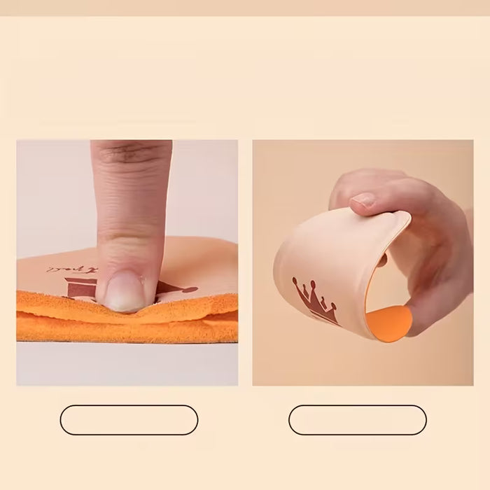 4pcs Plantillas delanteras para tacones de mujer, antideslizantes y alivio del dolor