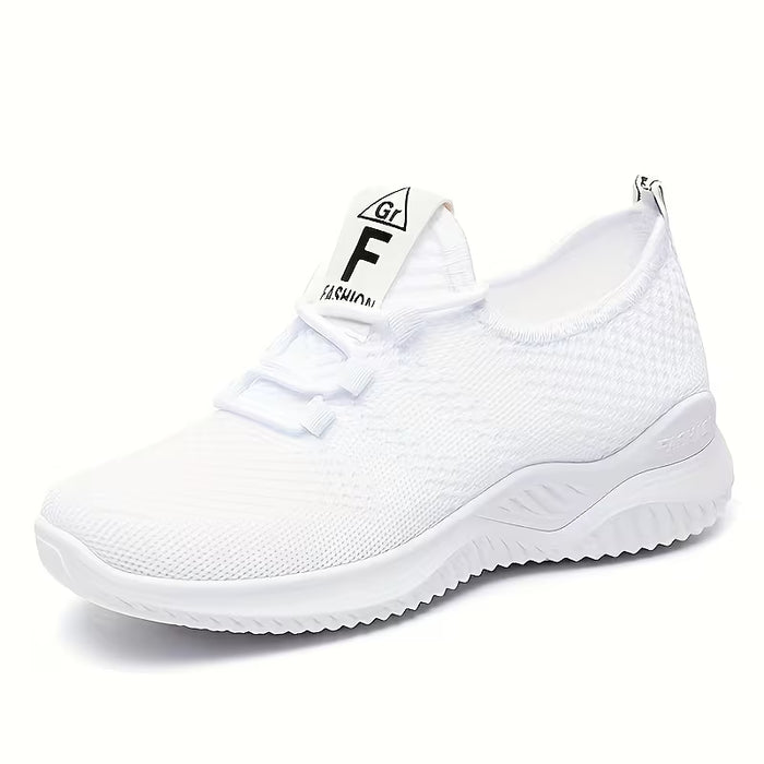 Zapatillas deportivas casuales para mujer, de correr de malla transpirable