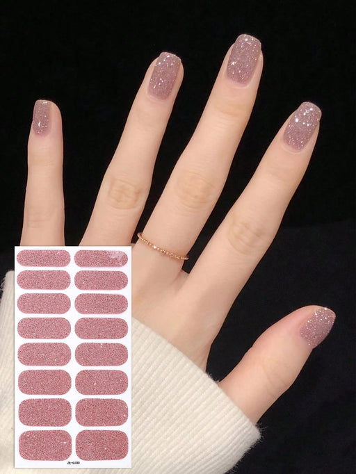 8 hojas de pegatinas de belleza para uñas, tiras de esmalte de uñas - Quierox - Tienda Online