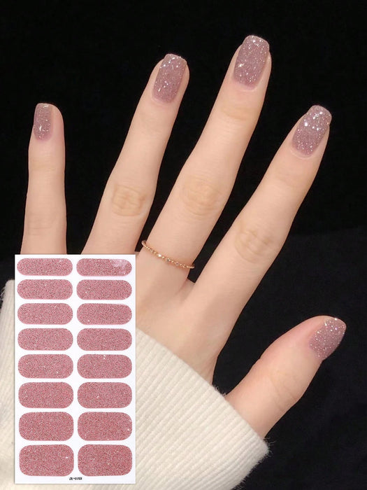 8 hojas de pegatinas de belleza para uñas, tiras de esmalte de uñas - Quierox - Tienda Online