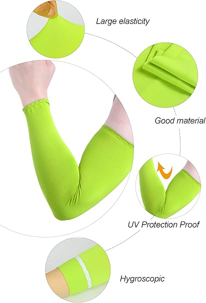 8 pares de mangas de enfriamiento para brazos unisex con protección UV - Quierox - Tienda Online