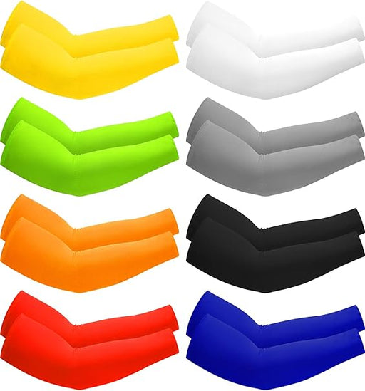 8 pares de mangas de enfriamiento para brazos unisex con protección UV - Quierox - Tienda Online