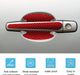 8 protectores contra arañazos para manijas de puerta de automóvil de fibra de carbono - Quierox - Tienda Online