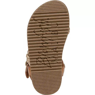 Blowfish Malibu SandaliasMylo-T para niñas pequeñas con tiras trenzadas de piel sintética