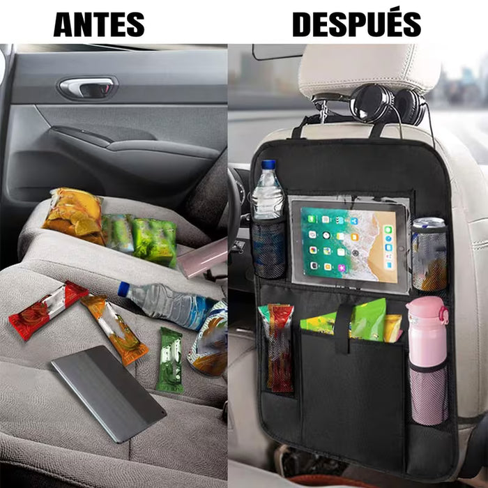 1 Organizador de Asiento de Coche, Bolsa Multifuncional, para Niños
