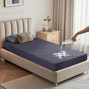 BEDLORE Protector de colchón impermeable , tamaño individual, con bolsillo profundo