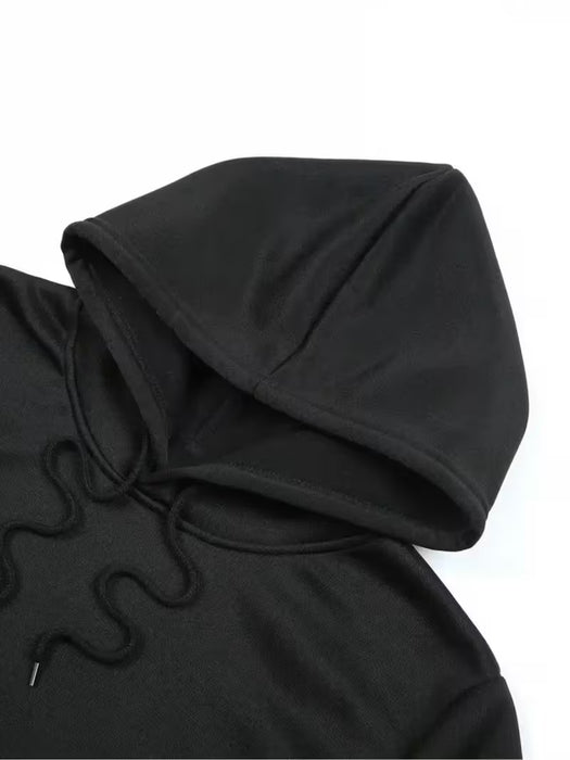 Sudadera de manga larga para hombre, estilo casual y elegante, con estampado
