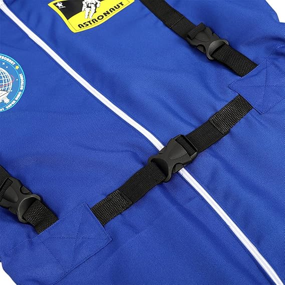 Frawirshau Disfraz de astronauta para adulto, traje espacial para cosplay y juegos de rol