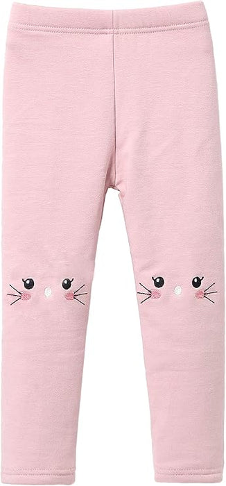 IRELIA - Pantalones de invierno con forro de tela polar de algodón para niña