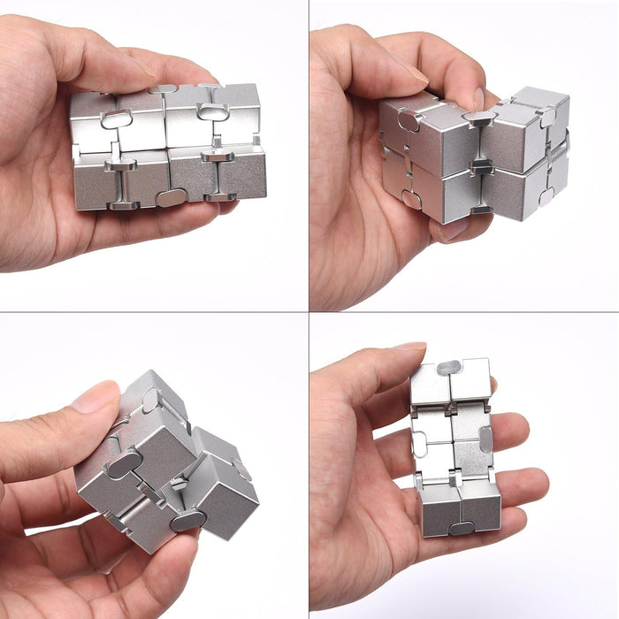 Cubo infinito de metal Prime para aliviar el estrés y la ansiedad/TDAH