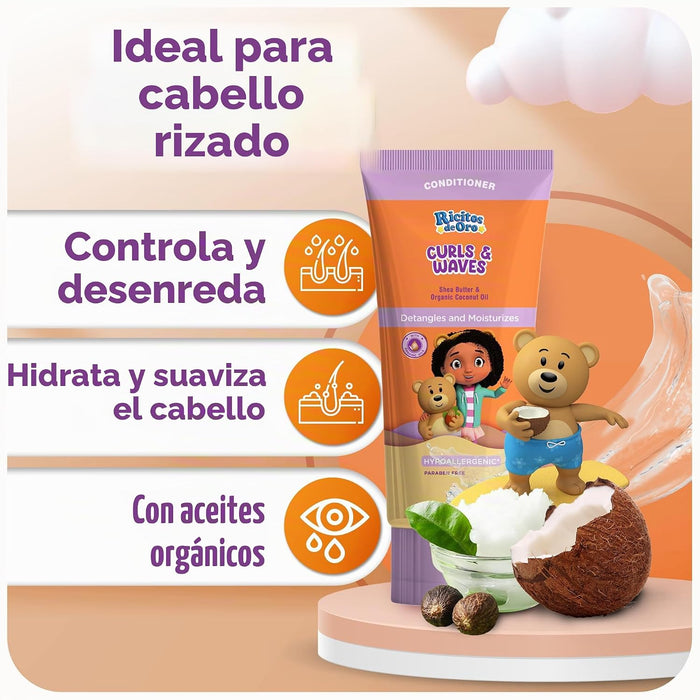 Ricitos de Oro Acondicionador de rizos | Manteca de karité | 7.9 oz