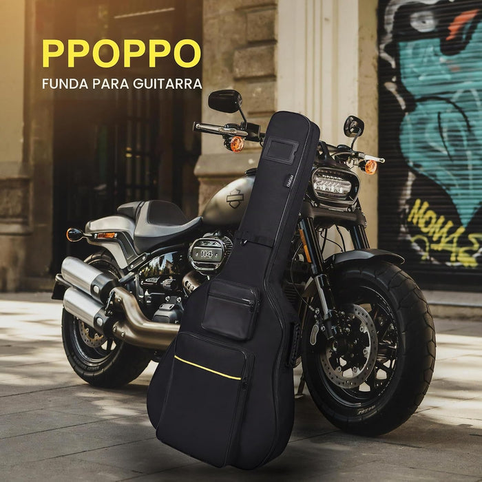 Bolsa de guitarra acústica de 40/41/42 pulgadas, tela Oxford con acolchado de 0.35 pulgadas de grosor