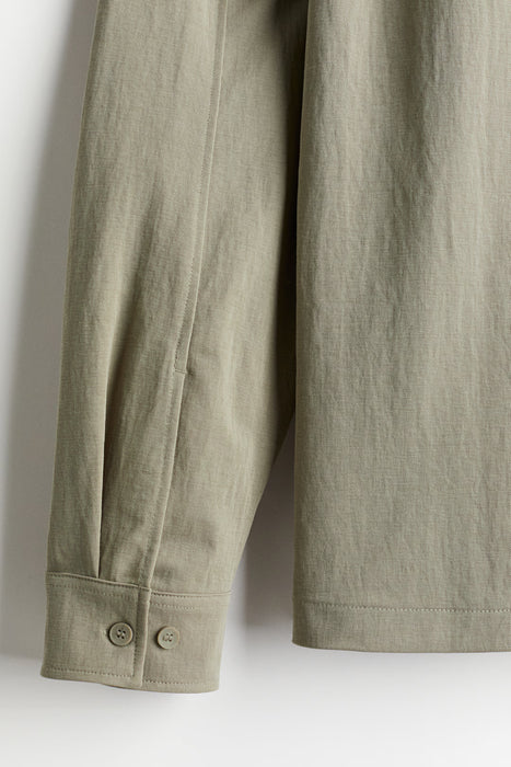 H&M Camisa utilitaria de corte regular