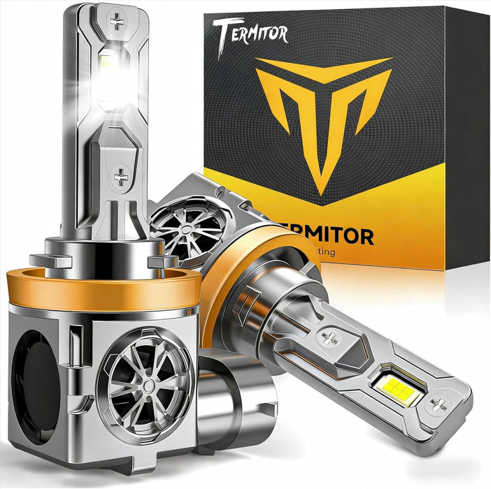 1 Par de Bombillas Termitor H11 H9 de alto rendimiento para todoterreno