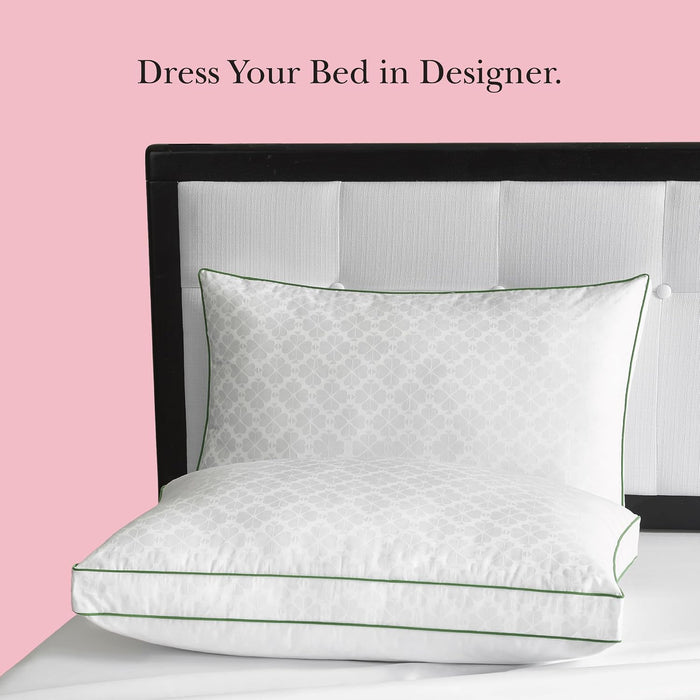 Kate spade new york Spade 1 Almohada estructurada de felpa extra floral con refuerzo de 2 pulgadas
