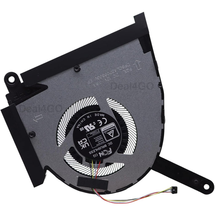 Deal4GO Ventilador de refrigeración de CPU de 12 V de repuesto para ASUS FX517