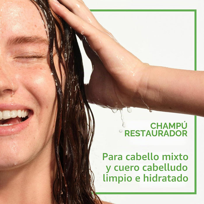 Native Champú restaurador para cabello y cuero cabelludo combinado, melón desnudo, 18OZ