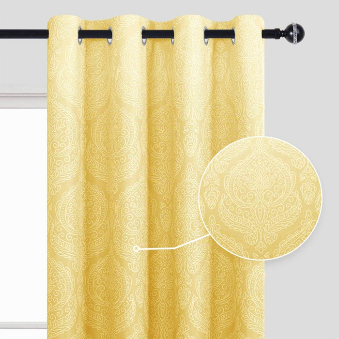 DWCN 1 Par de Cortinas opacas degradadas para dormitorio, 52 x 96 pulgadas