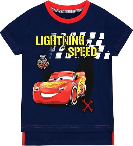 Camiseta de manga corta de Rayo McQueen de Cars para bebé niño de Disney