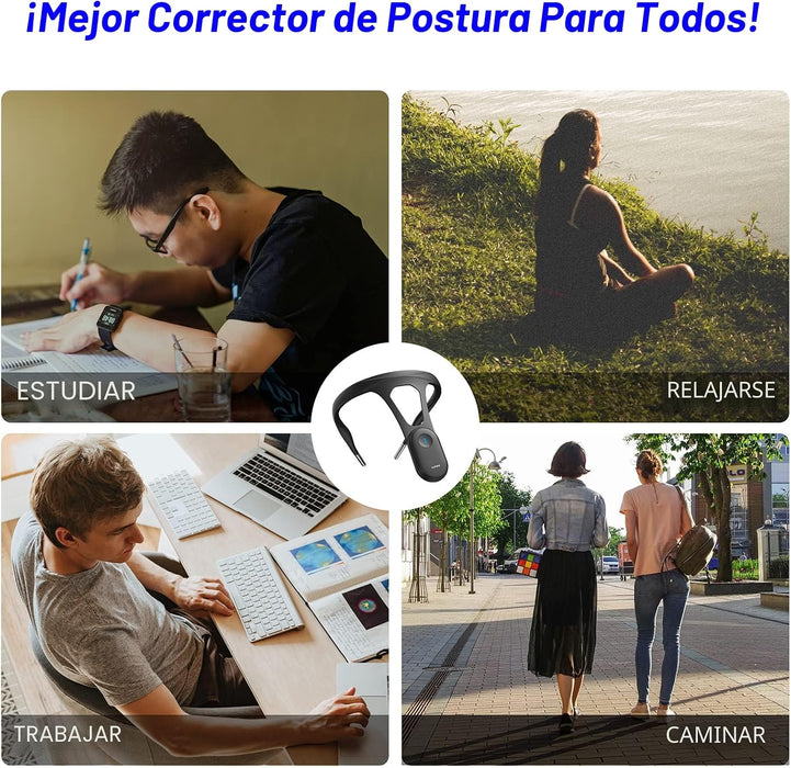 Entrenador y corrector de postura inteligente hipee P1
