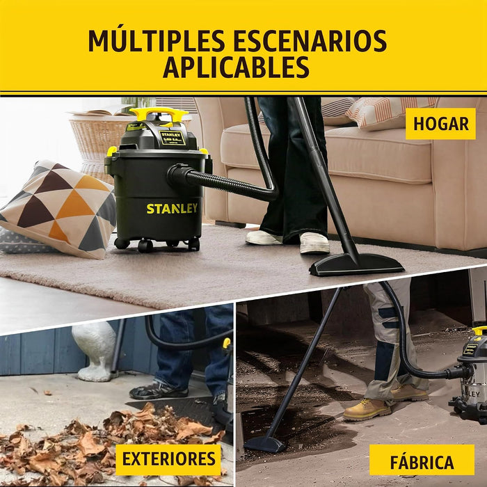 Stanley Bolsas de filtro desechables de 5 a 8 galones para aspiradoras de líquidos y sólidos (paquete de 3)