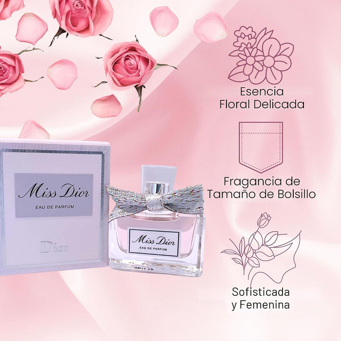 Perfume Miss Dior Blooming Bouquet de Christian Dior para mujer, tamaño viaje, 5 ml (0.17 oz)