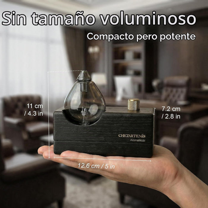 Difusor de aceite sin agua de obsidiana negra