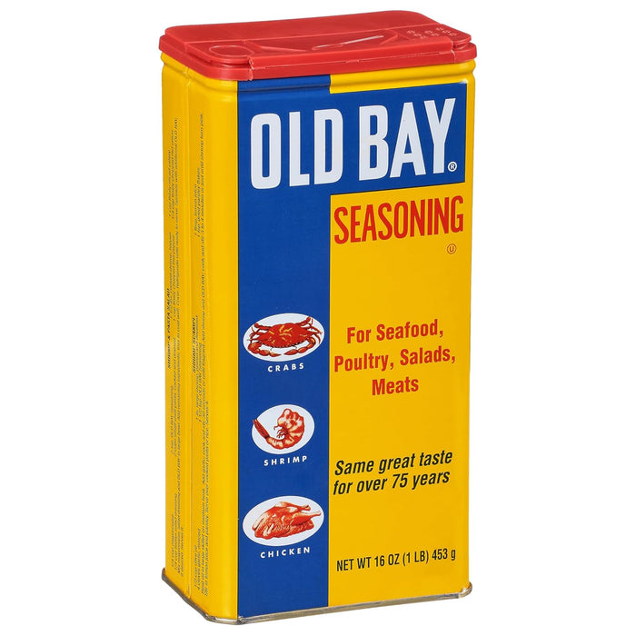 OLD BAY Condimento, 16 onzas, una lata favorita de los fanáticos de 16 onzas