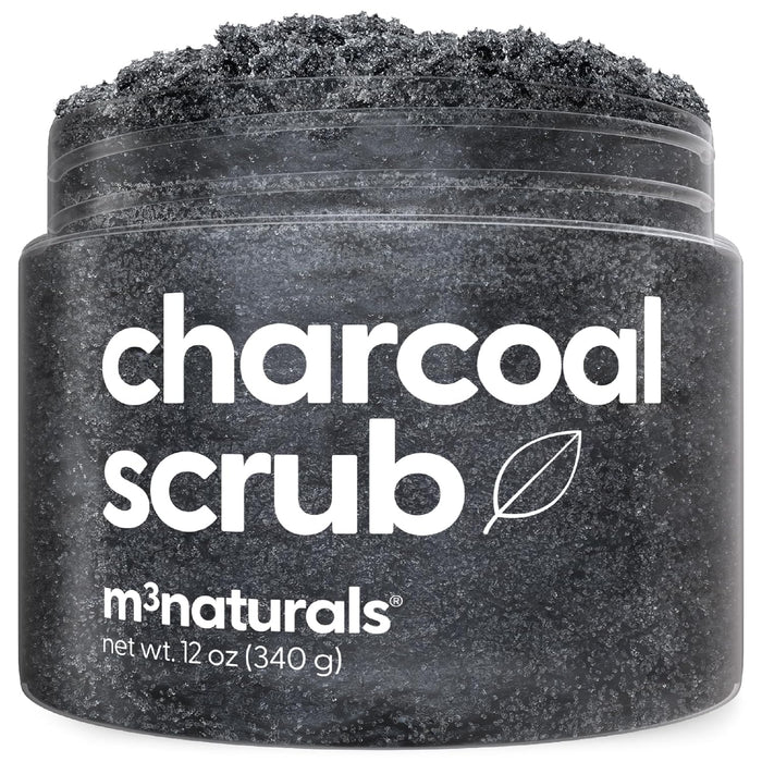 Exfoliante de carbón corporal con infusión de colágeno