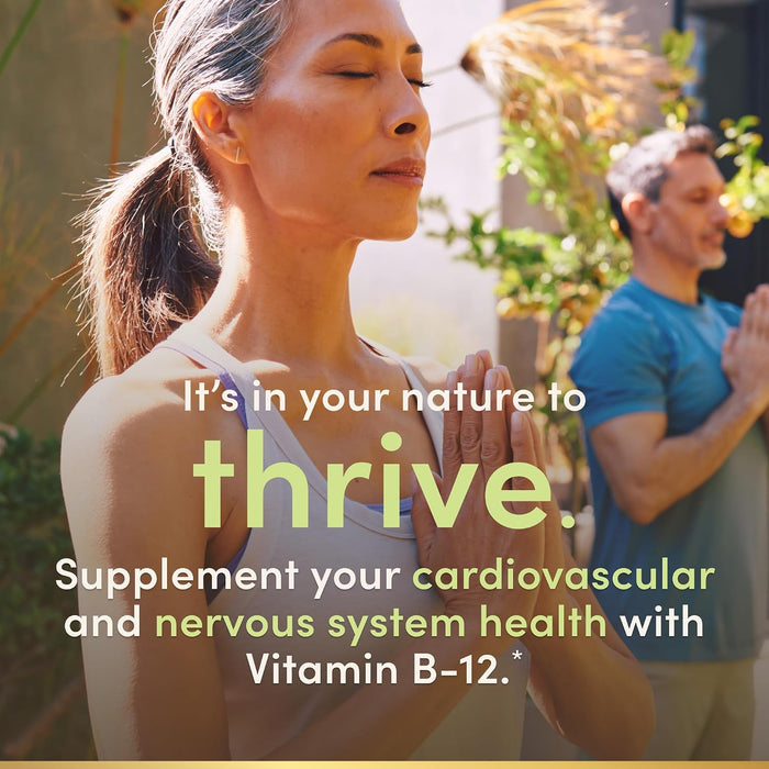 Nature's Bounty Vitamina B-12, 1000 mcg, 200 comprimidos recubiertos