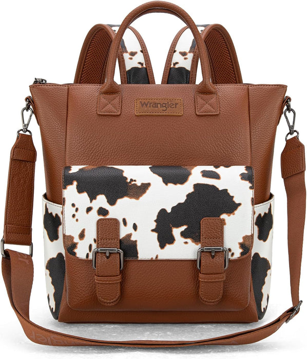Wrangler, Mochila para mujer, bolsa de hombro convertible mediana con correa para viajes