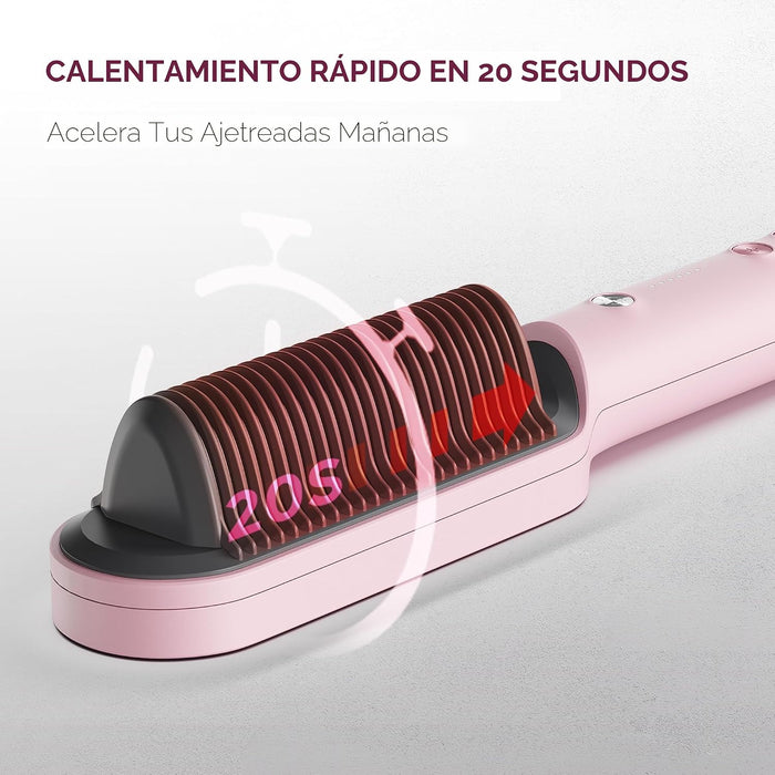 Cepillo alisador de pelo, TYMO - Peine alisador de pelo con forma de anillo