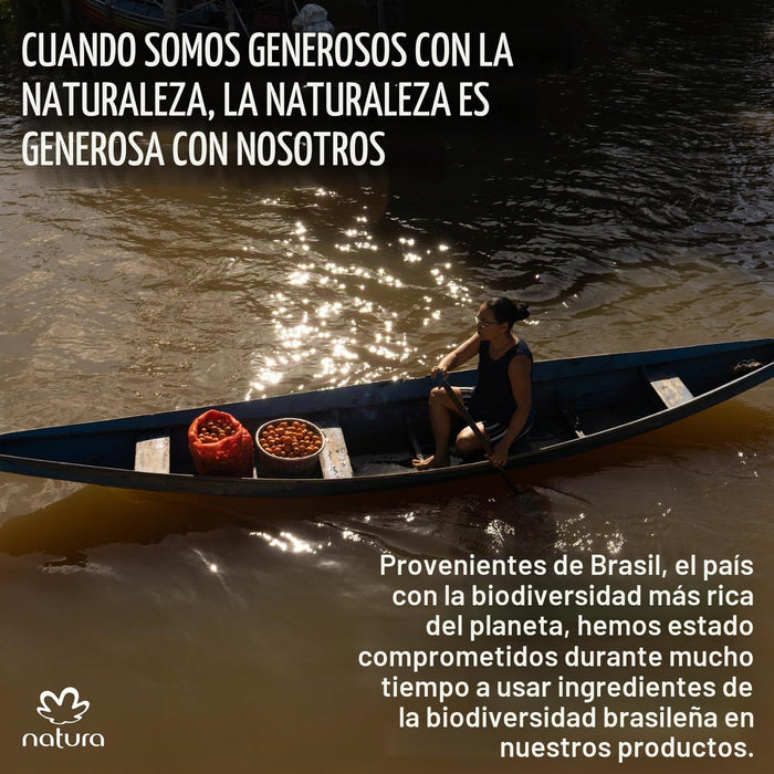 Natura Loción corporal Tukumã con ácido hialurónico  para piel seca 400ml