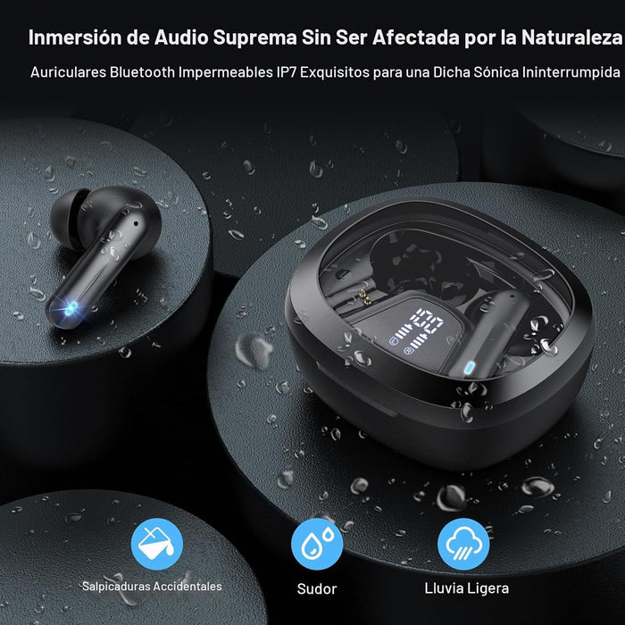 Auriculares inalámbricos Bluetooth 5.4 in Ear Auriculares estéreo de alta