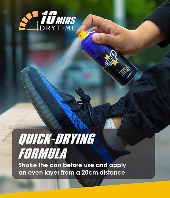 Crep Protect Spray protector de zapatos – Impermeable contra la lluvia y las manchas