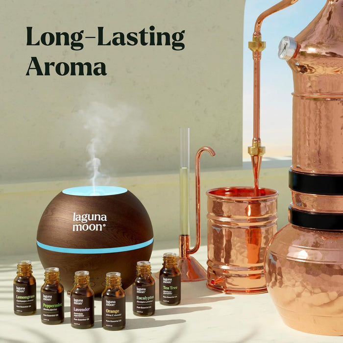 LagunaMoon - Paquete de 6 aceites esenciales con caja de regalo