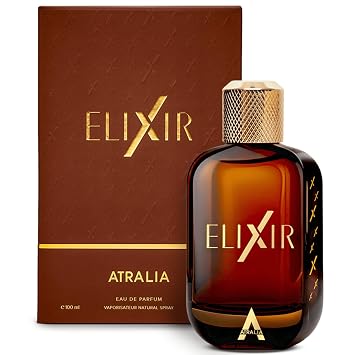 Atralia Elixir Eau de Parfum 100 ml | Perfume de Ámbar Fresco y Amadeirado para Hombre