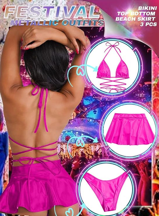 Trajes de rave para mujer – EDC Sexy Festival de Música Metálica