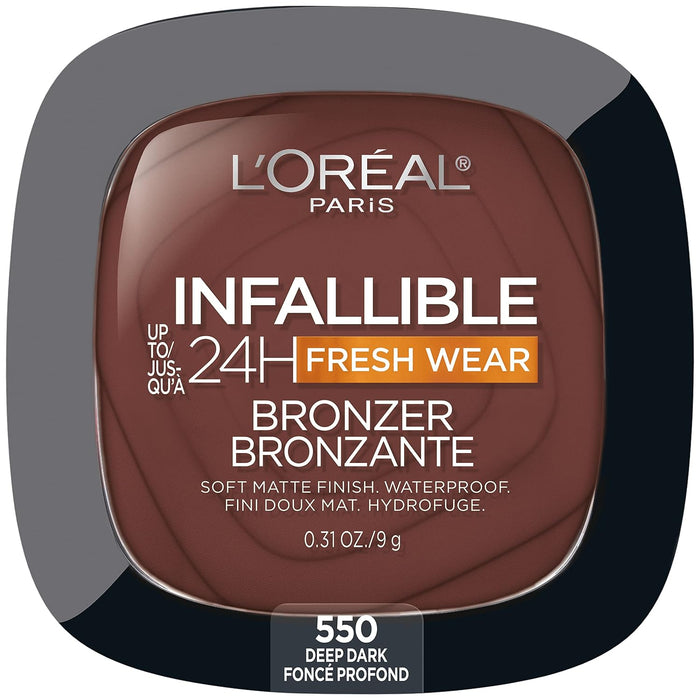 L'Oreal Paris Infallible Fresh Wear - Bronceador suave mate de larga duración