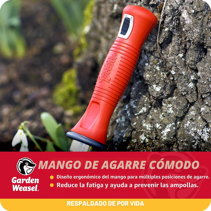 Pala de jardinería extragrande Garden Weasel para cavar la tierra y plantar.