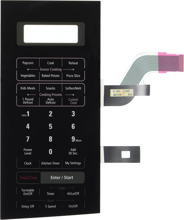 Membrana de interruptor Samsung SMH9187B/ Número de pieza: DE34-00330C