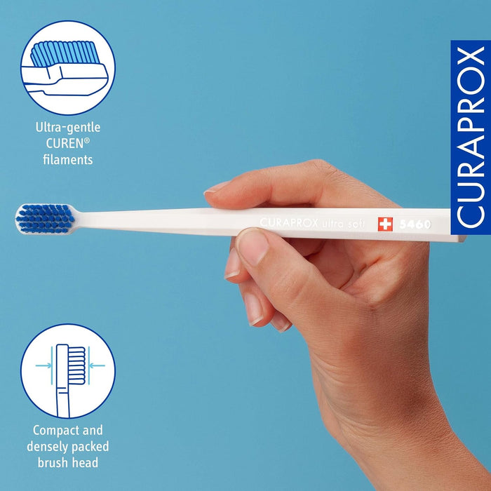 Curaprox CS 5460 Cepillo de dientes ultra suave – Cuidado dental y de encías para adultos