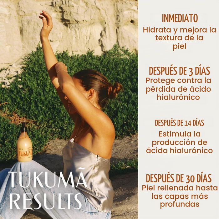 Natura Loción corporal Tukumã con ácido hialurónico  para piel seca 400ml