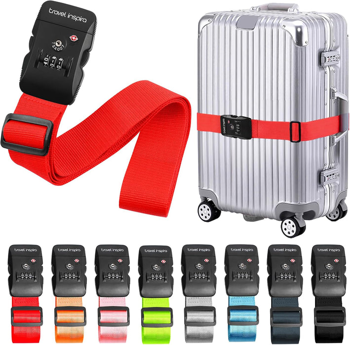 Correas de viaje Inspira para maletas con cierre TSA