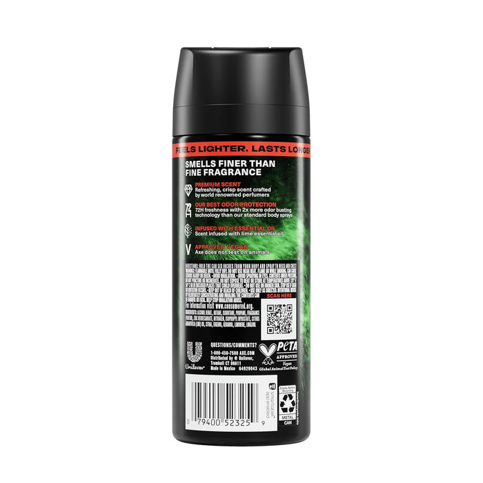 AXE Fine Fragrance Collection - Aerosol corporal de sandía congelada, 2.9 onzas