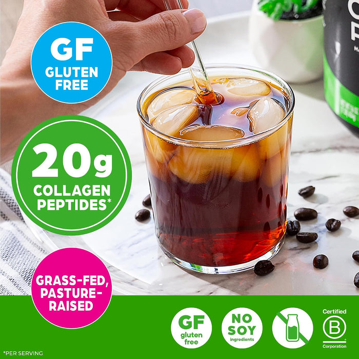 Orgain - Polvo de péptidos de colágeno hidrolizado unisex, 20g de colágeno