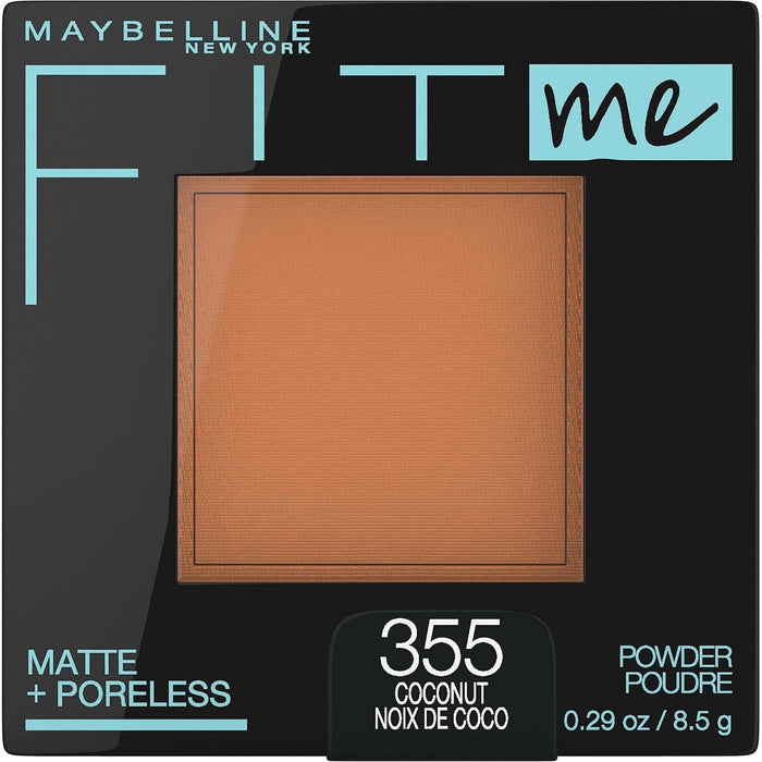 Maybelline Fit Me Matte + Poreless Pressed Face Powder - Polvo compacto para maquillaje
