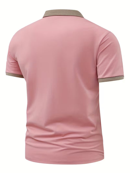 Polo para hombre, cómodo y elegante, perfecto para uso casual de verano, con diseños estampados
