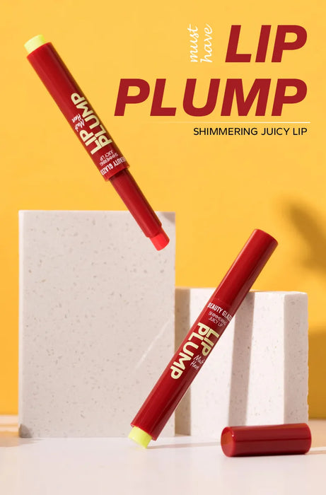 Labial Beauty Glazed, brillante y jugoso, para labios voluminosos e hidratantes